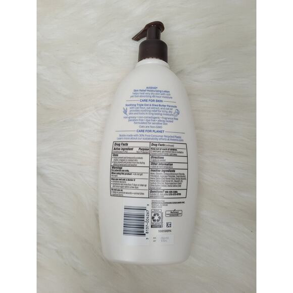 Aveeno Skin Relief Moisturizing Lotion for Sensitive Very Dry Skin 18 fl. oz 1PK - Picture 3 of 4